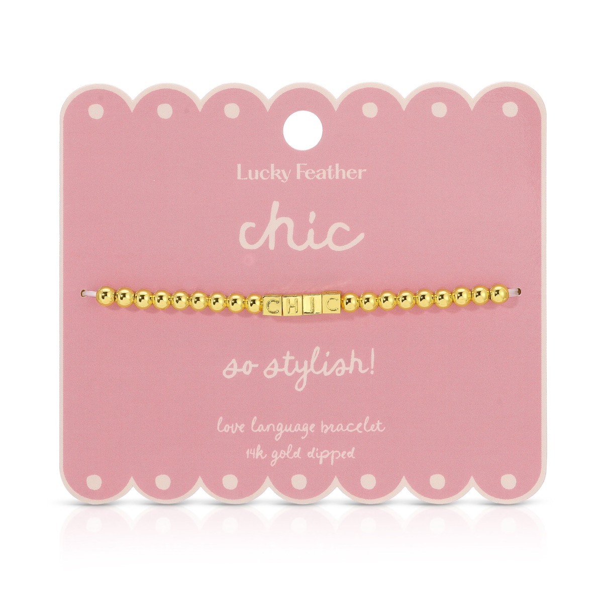 'Chic' Love Language Bracelet