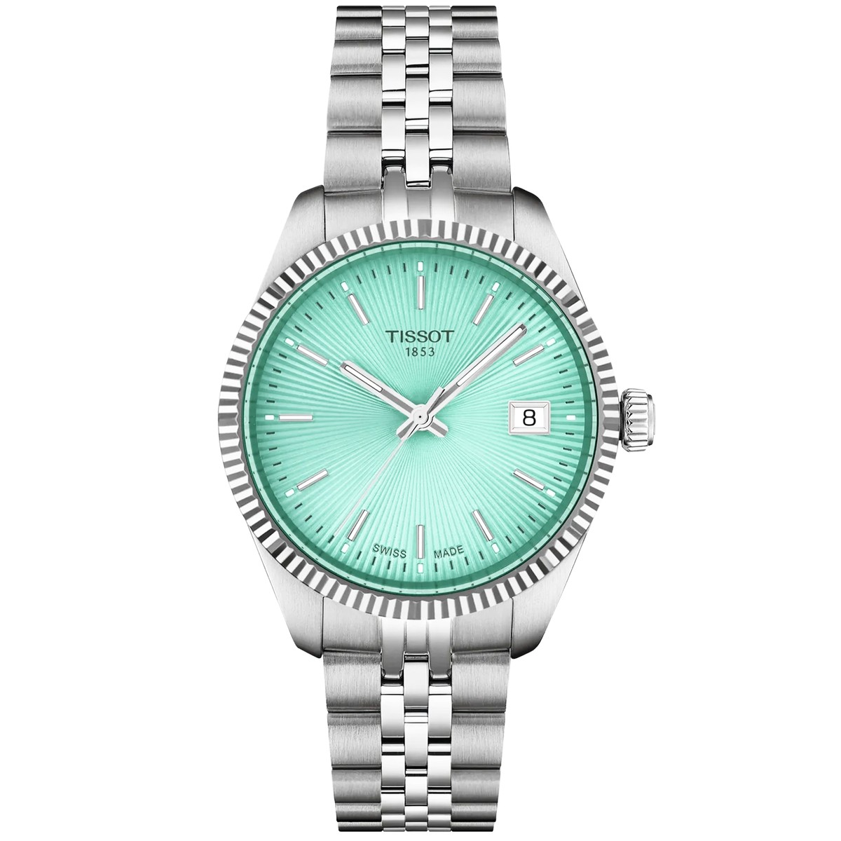 Ballade 34mm Light Green Dial Steel Bracelet Watch