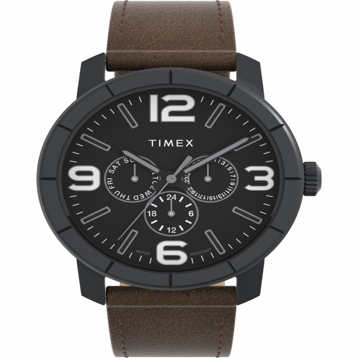 Mod 44mm Leather Strap Watch